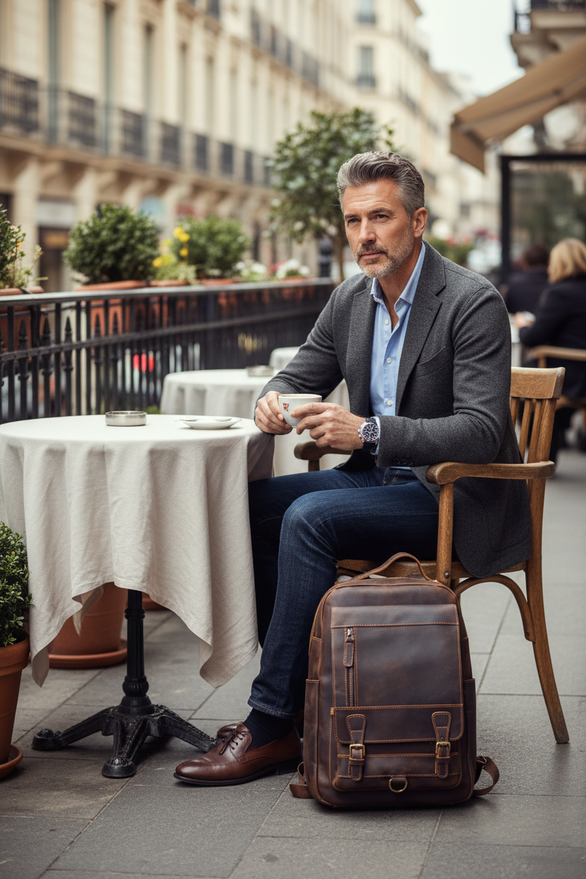 Café terrasse 50 ans