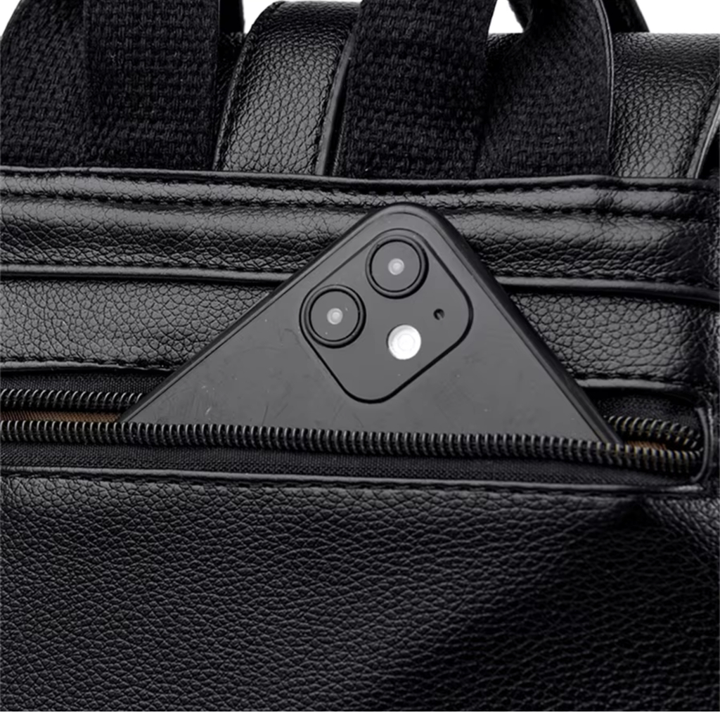 Sac à Dos en Cuir Femme Noir | Sofia