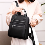 Sac à Dos Femme Grande Capacité Noir | Léa