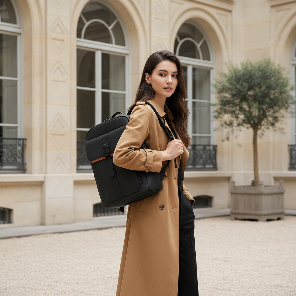 Femme trench