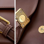 Mini sac bandoulière en similicuir carré - Livia