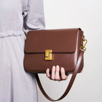 Mini sac bandoulière en similicuir carré - Livia