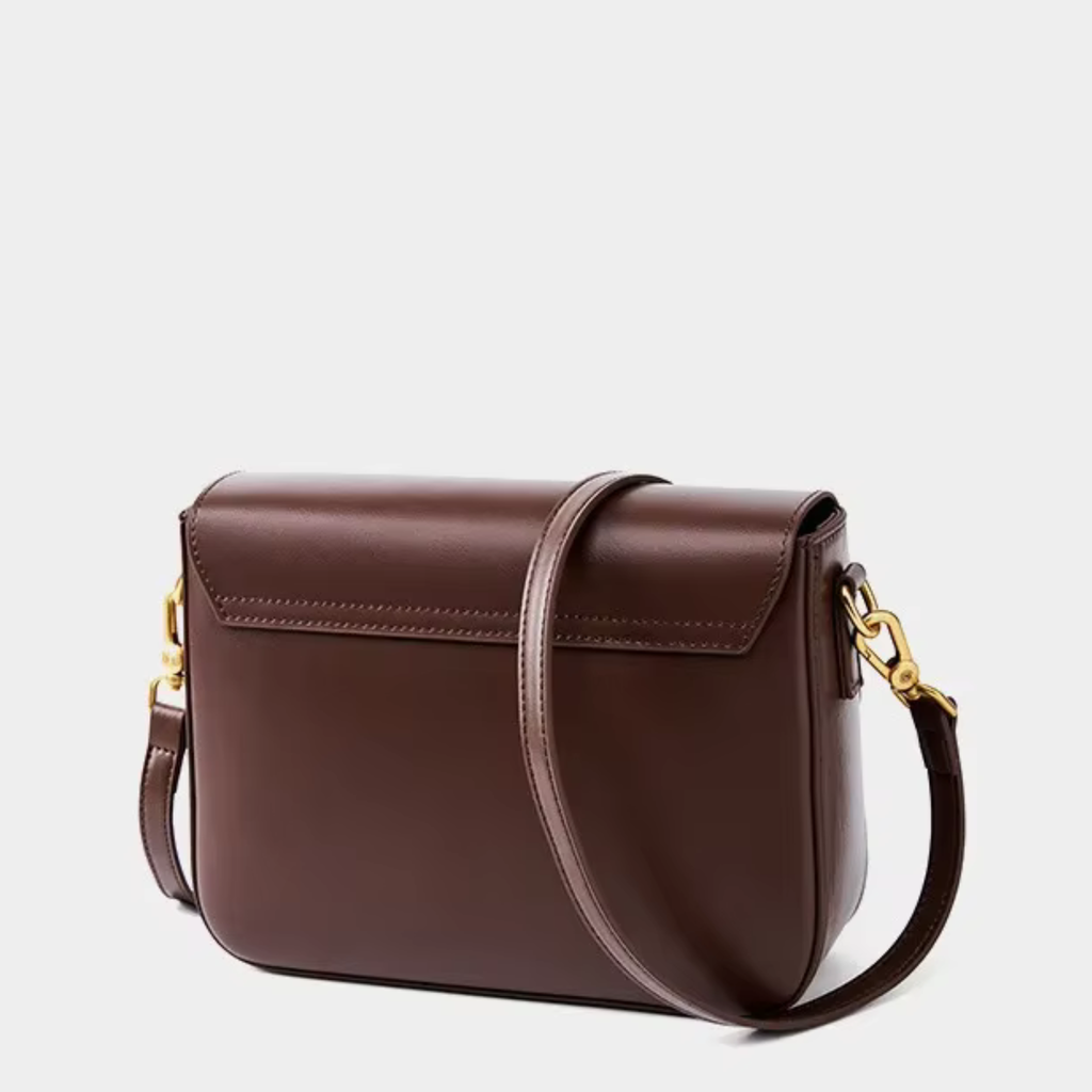 Mini sac bandoulière en similicuir carré - Livia