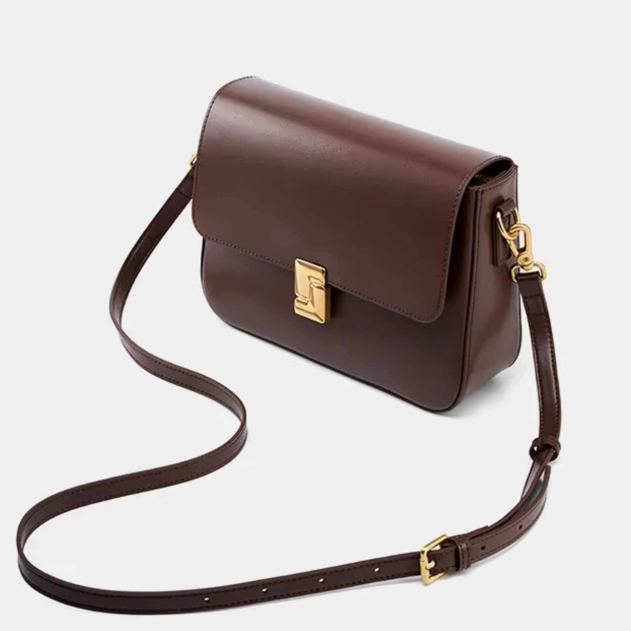 Mini sac bandoulière en similicuir carré - Livia
