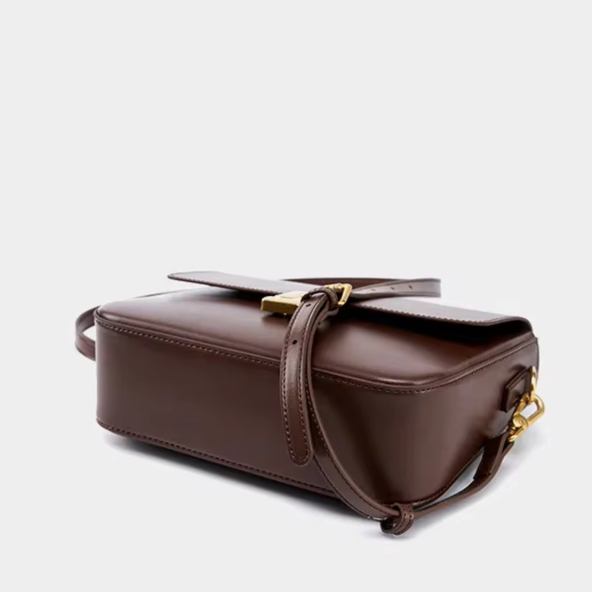 Mini sac bandoulière en similicuir carré - Livia