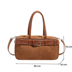 Sac bandoulière femme vintage en similicuir grande capacité - Liora