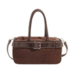 Sac bandoulière femme vintage en similicuir grande capacité - Liora