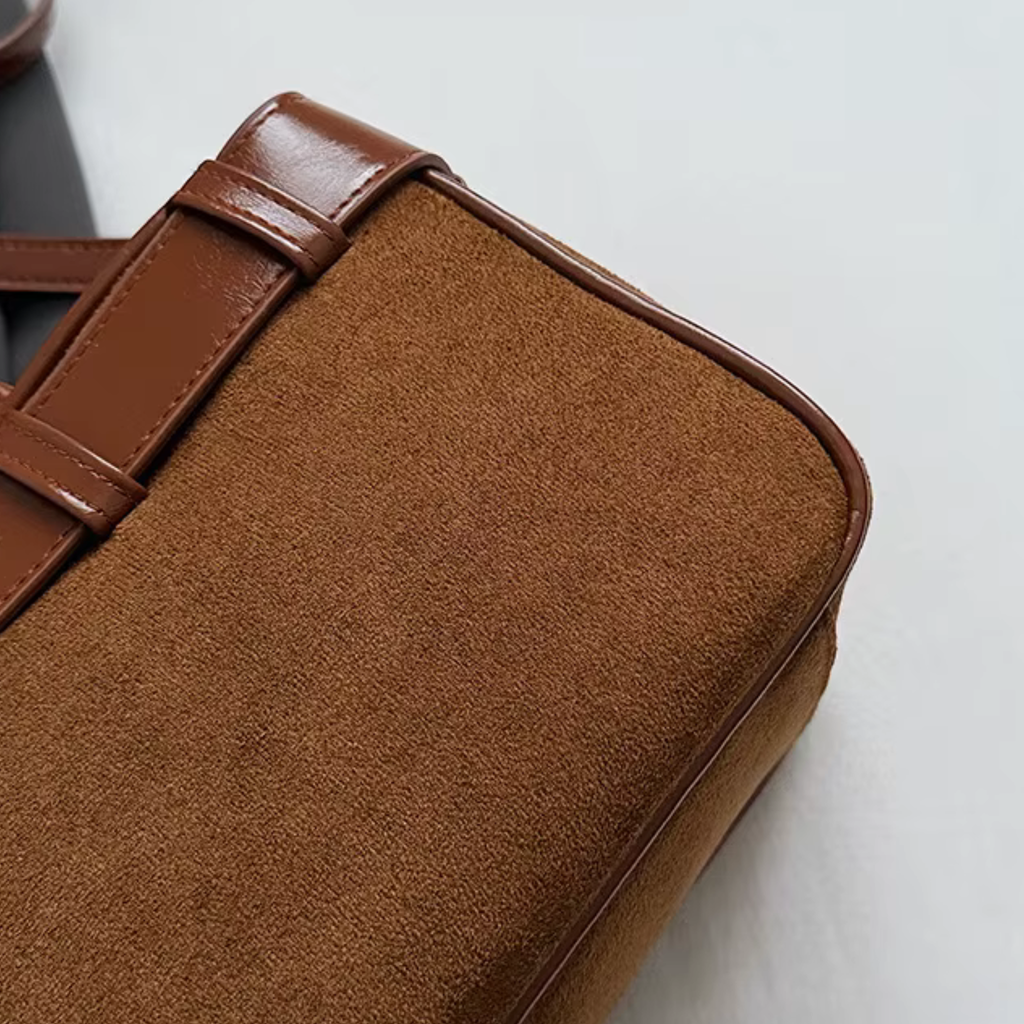 Sac bandoulière femme vintage en similicuir grande capacité - Liora
