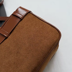 Sac bandoulière femme vintage en similicuir grande capacité - Liora