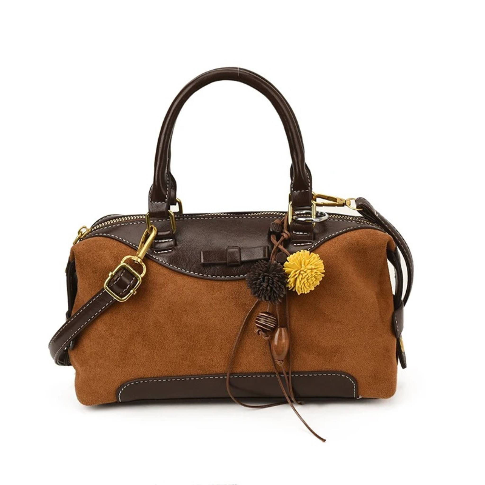 Sac bandoulière femme en similicuir compact - Sienna