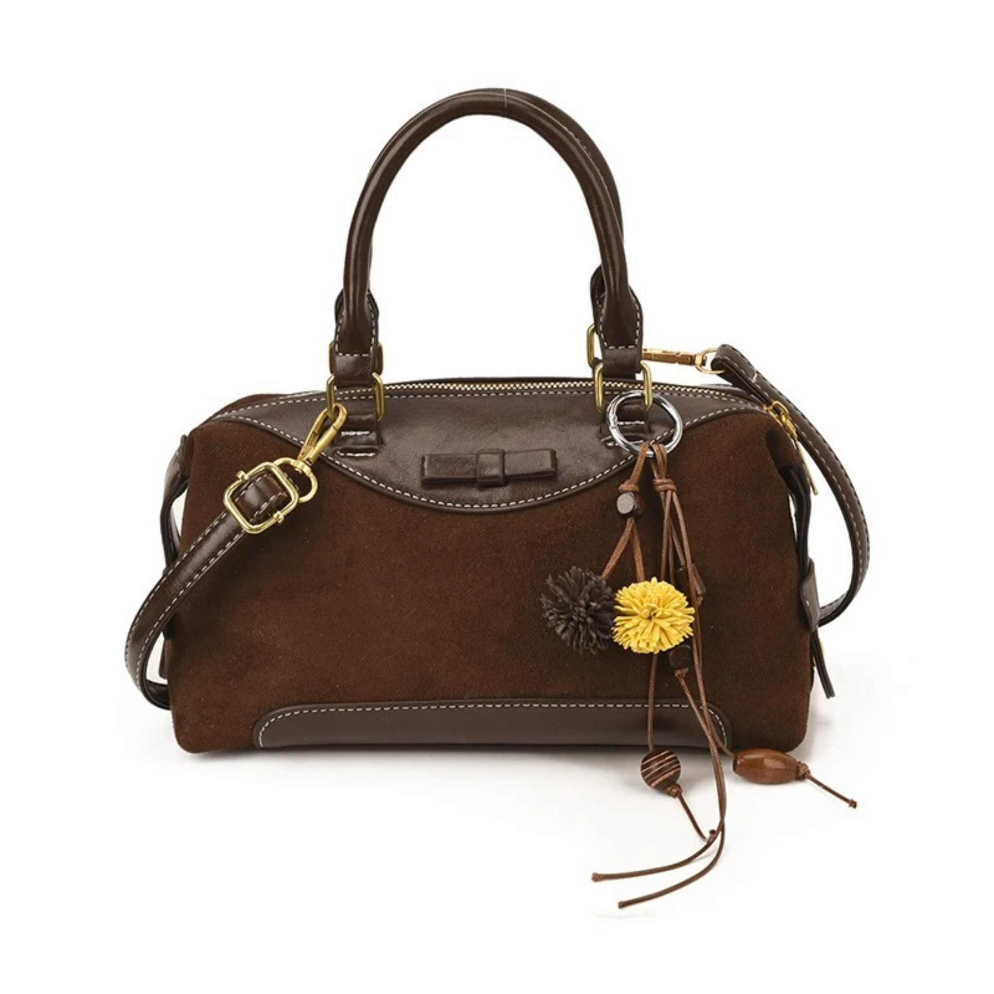 Sac bandoulière femme en similicuir compact - Sienna
