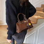 Sac bandoulière femme en similicuir compact - Sienna