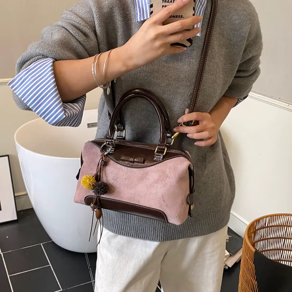 Sac bandoulière femme en similicuir compact - Sienna