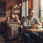 Homme café