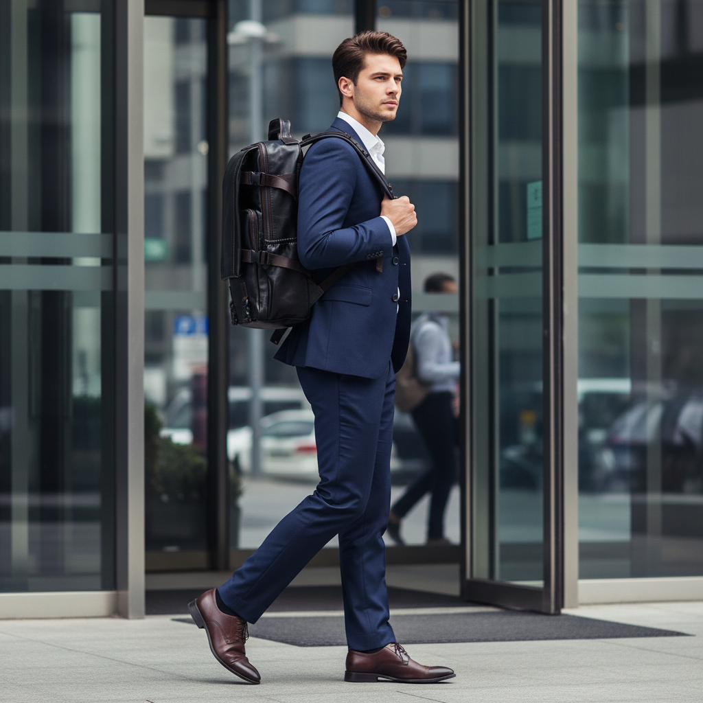 Homme costume bureau
