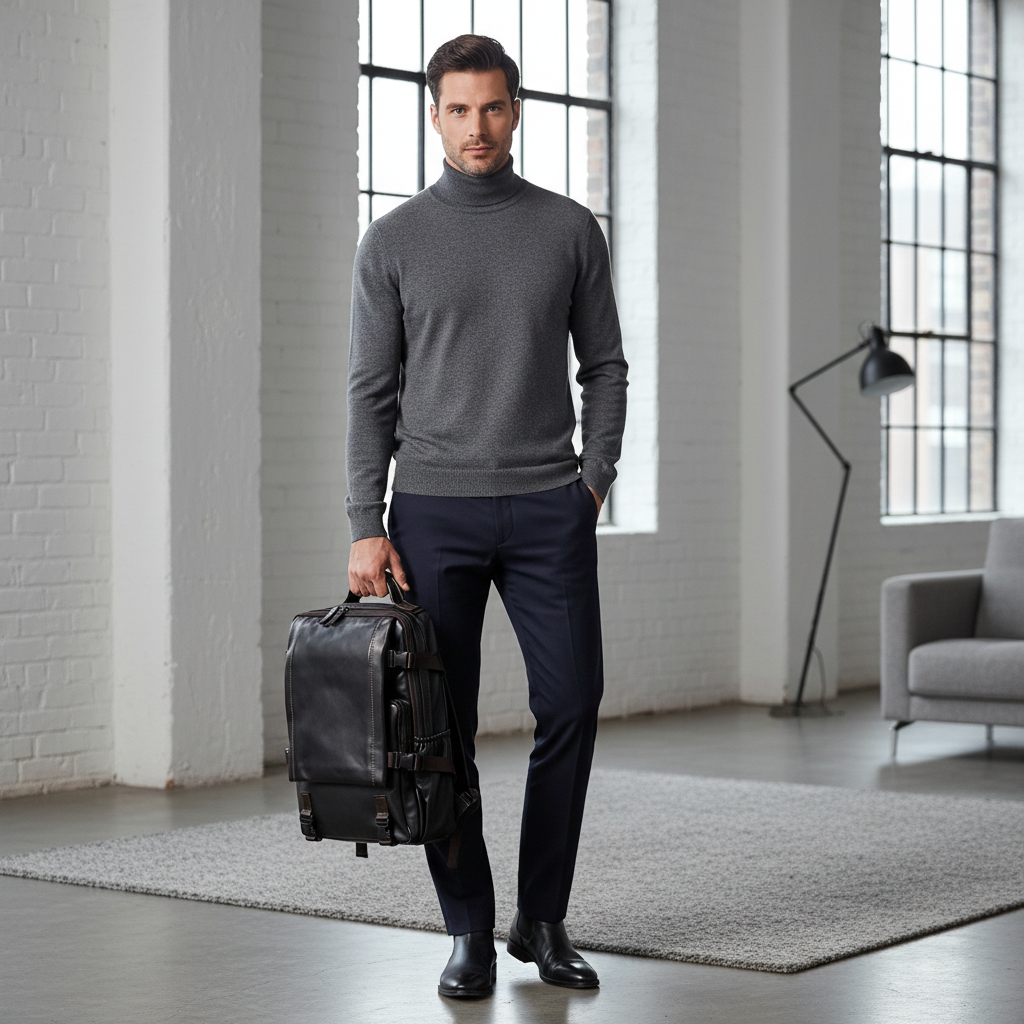 Homme loft minimaliste