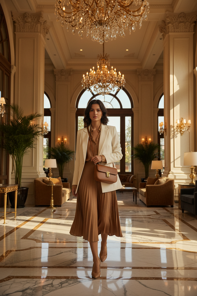 Hotel lobby editorial