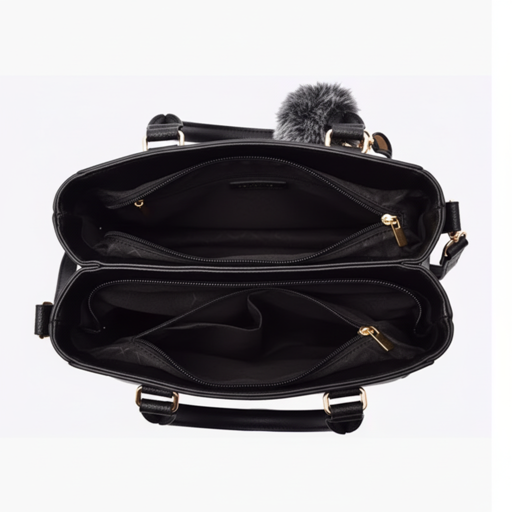 Intérieur du sac complètement propre