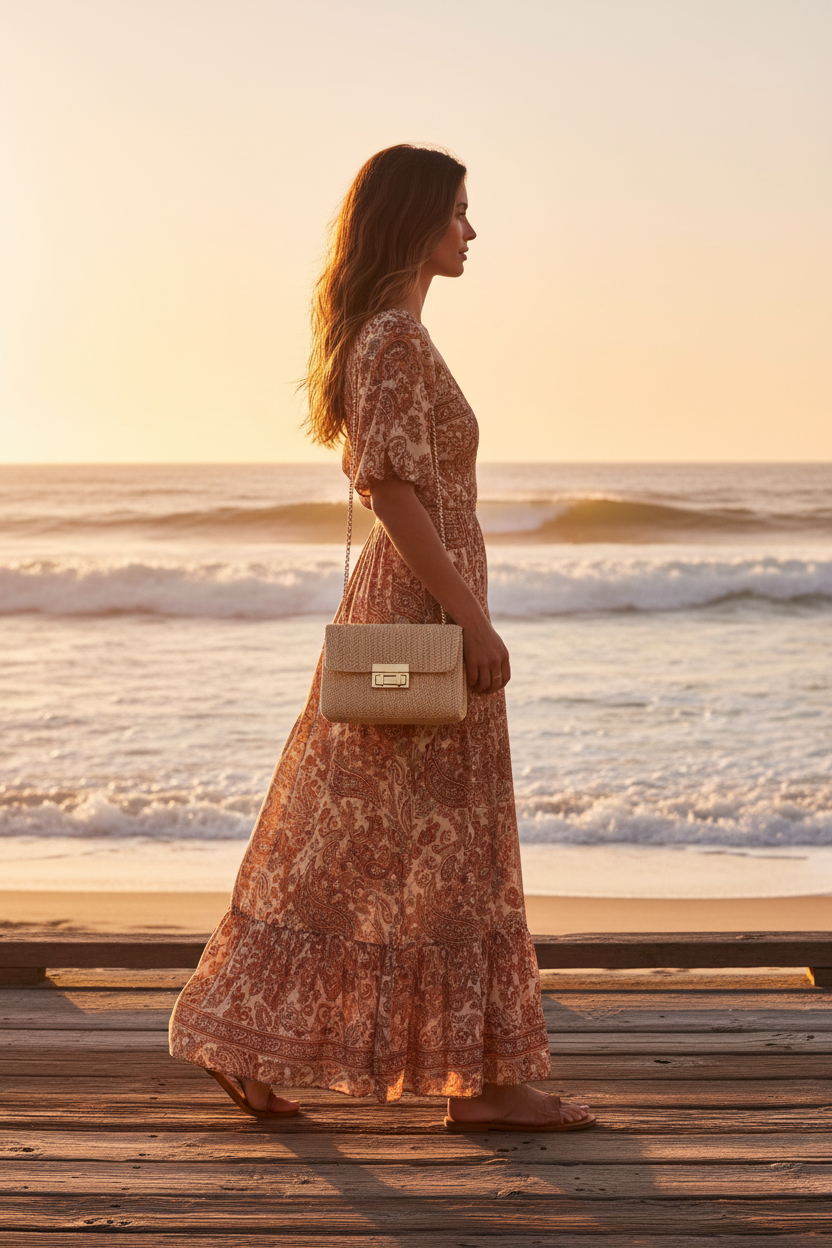 Lifestyle plage – promenade bord de mer