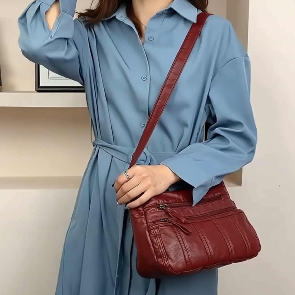 Lifestyle sac bordeaux compact