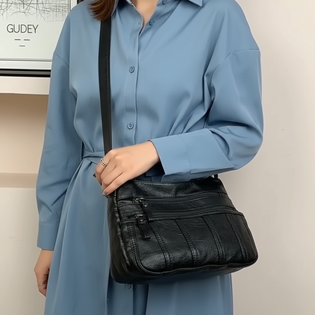 Lifestyle sac noir compact