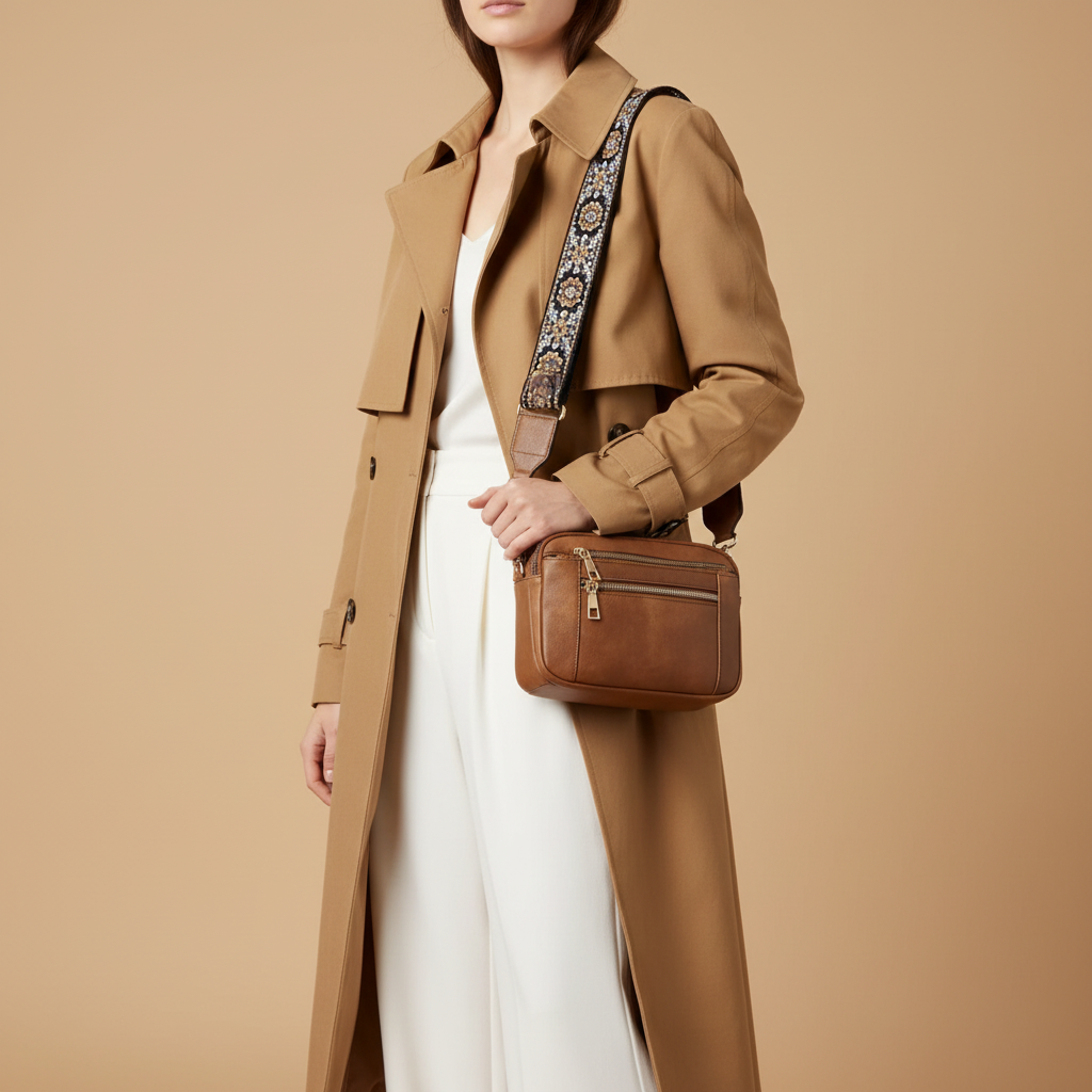 Mannequin trench camel