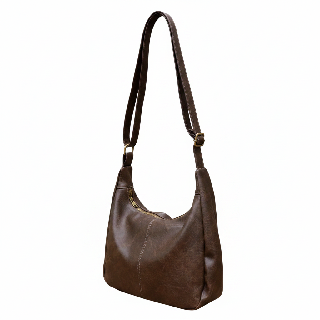 Marron - 3/4 - fond blanc