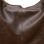 Marron - détail zip - fond blanc