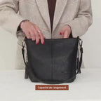 Sac bandoulière femme en similicuir grande capacité - Lara