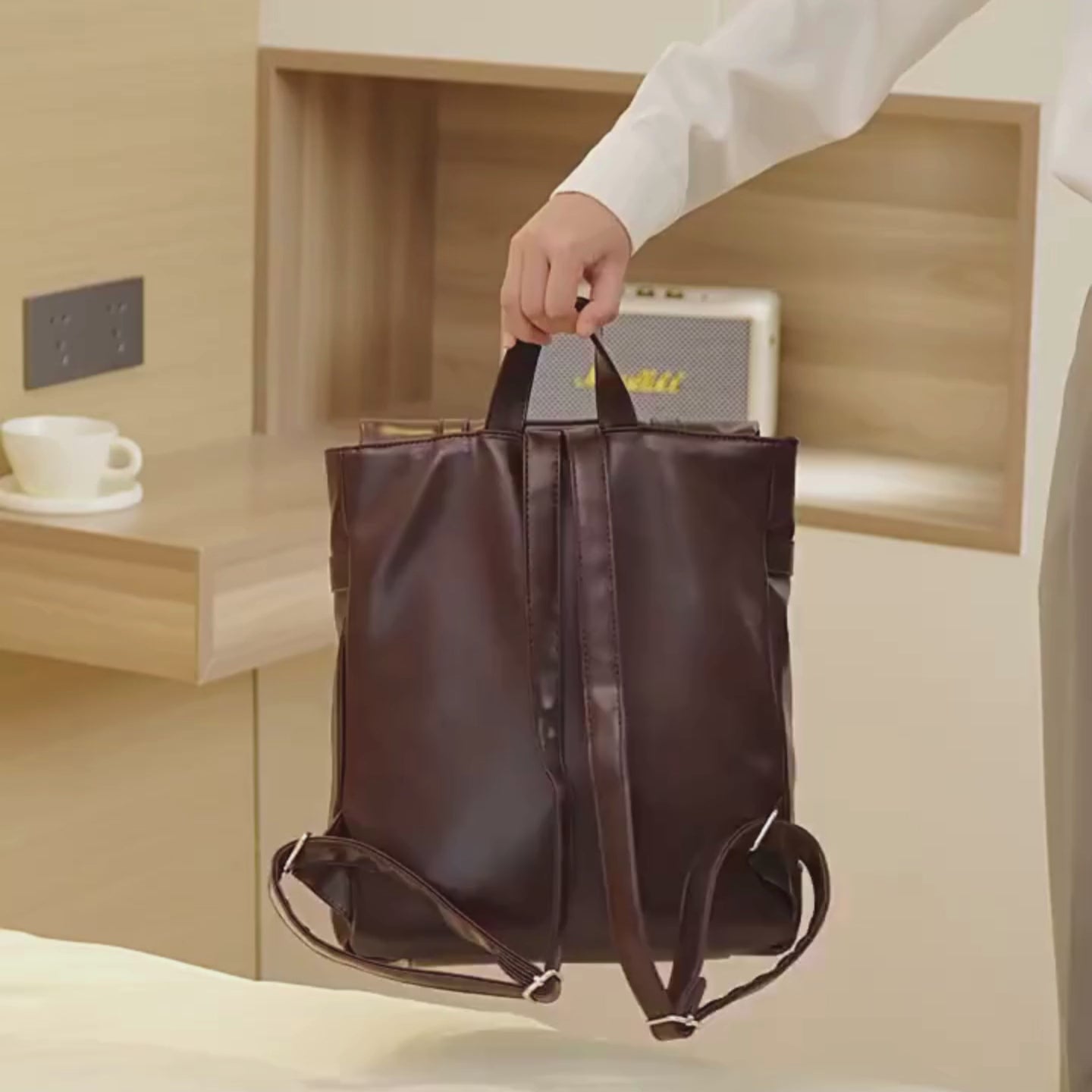 Sac à Dos Femme Style Vintage Chocolat | Victoria