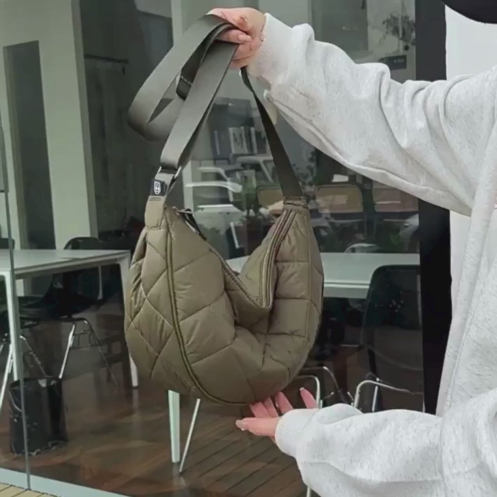 Sac Bandoulière demi Lune femme grande capacité - Sevan