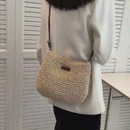 Sac bandoulière femme tressé à la main - Linaé