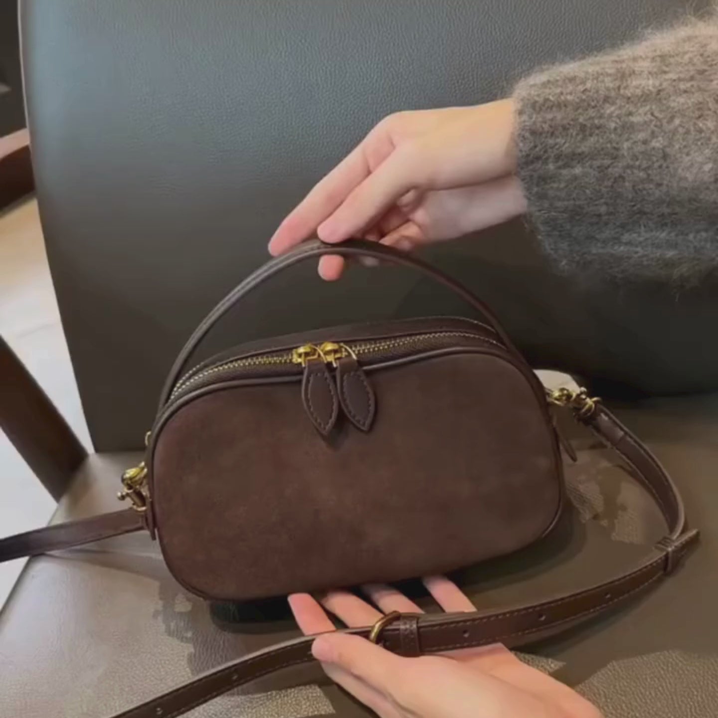 Sac Bandoulière Femme en Cuir Design Élégant - Melly