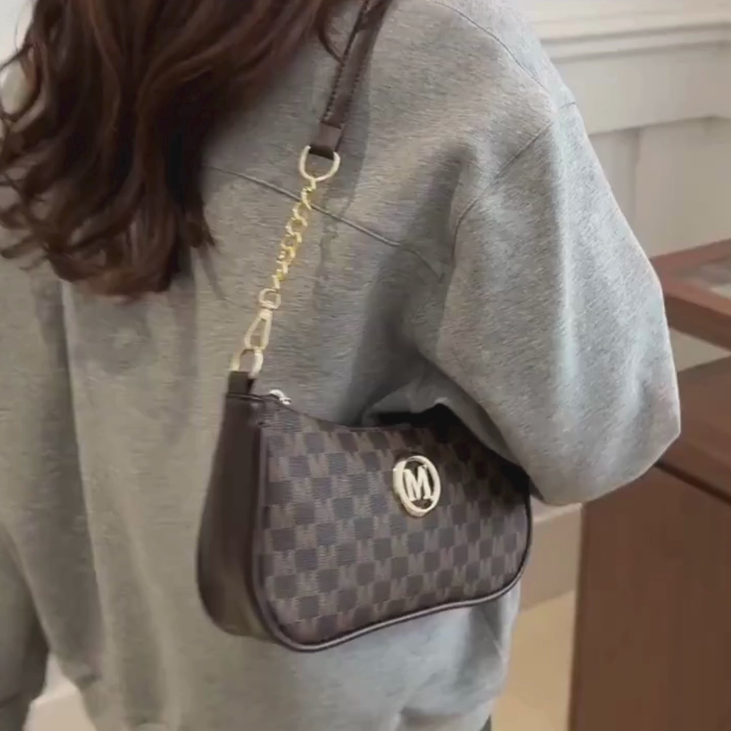 Sac bandoulière à sangle réglable élégant -Kayla