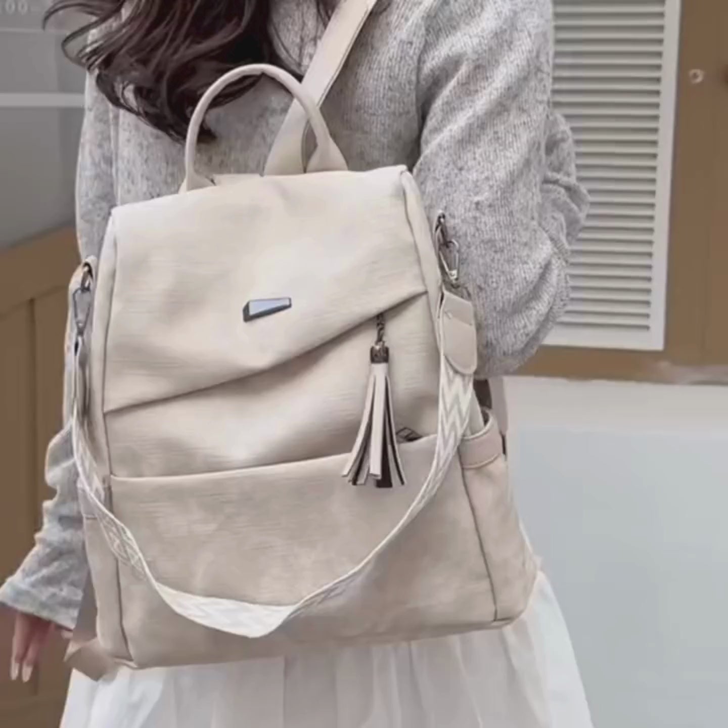 Sac à Dos Femme Élégant Marron | Juliette