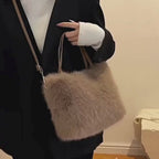 Sac bandoulière femme en Fausse Fourrure Doux Élégant - Dalya
