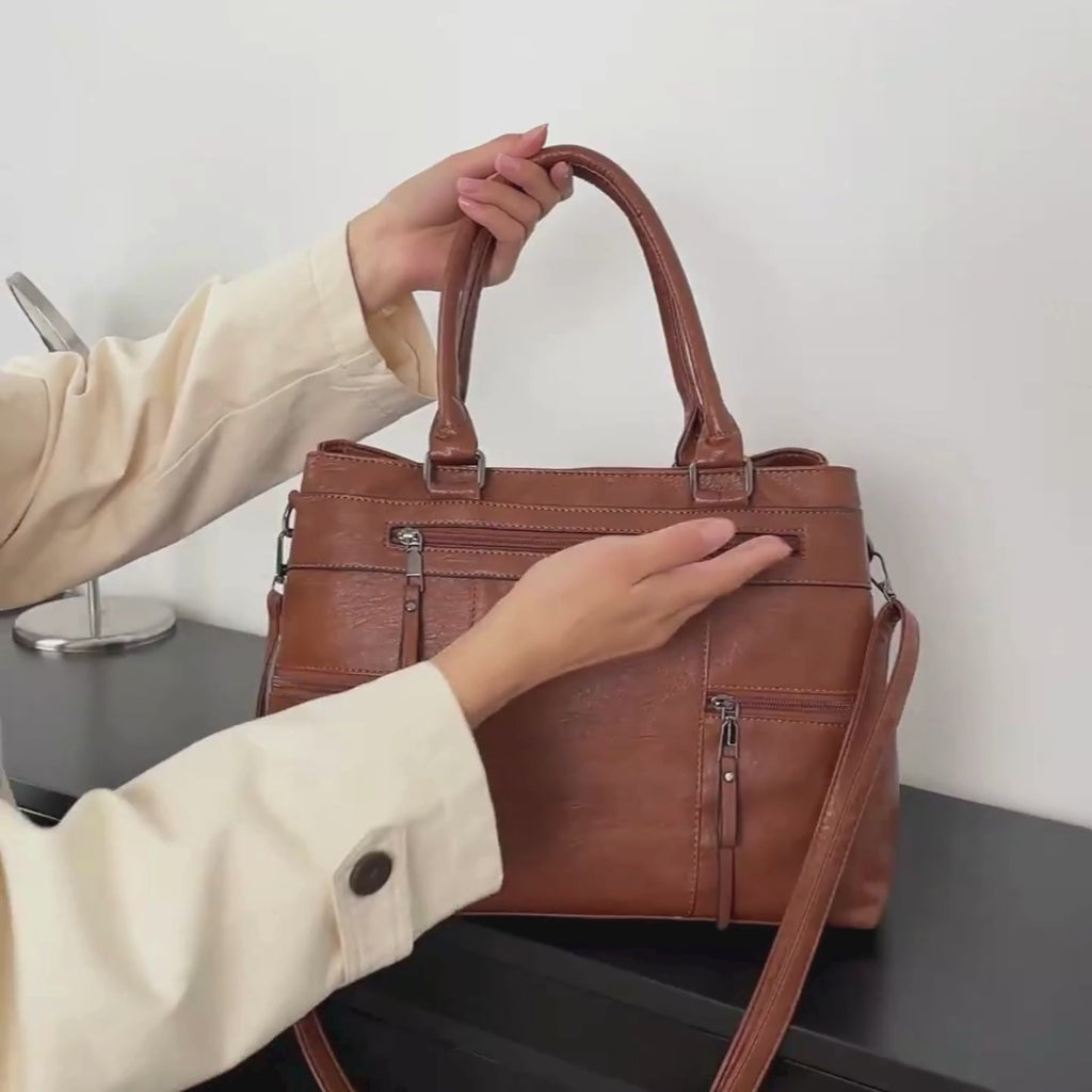 Sac bandoulière femme élégant style luxe grande capacité - Emma