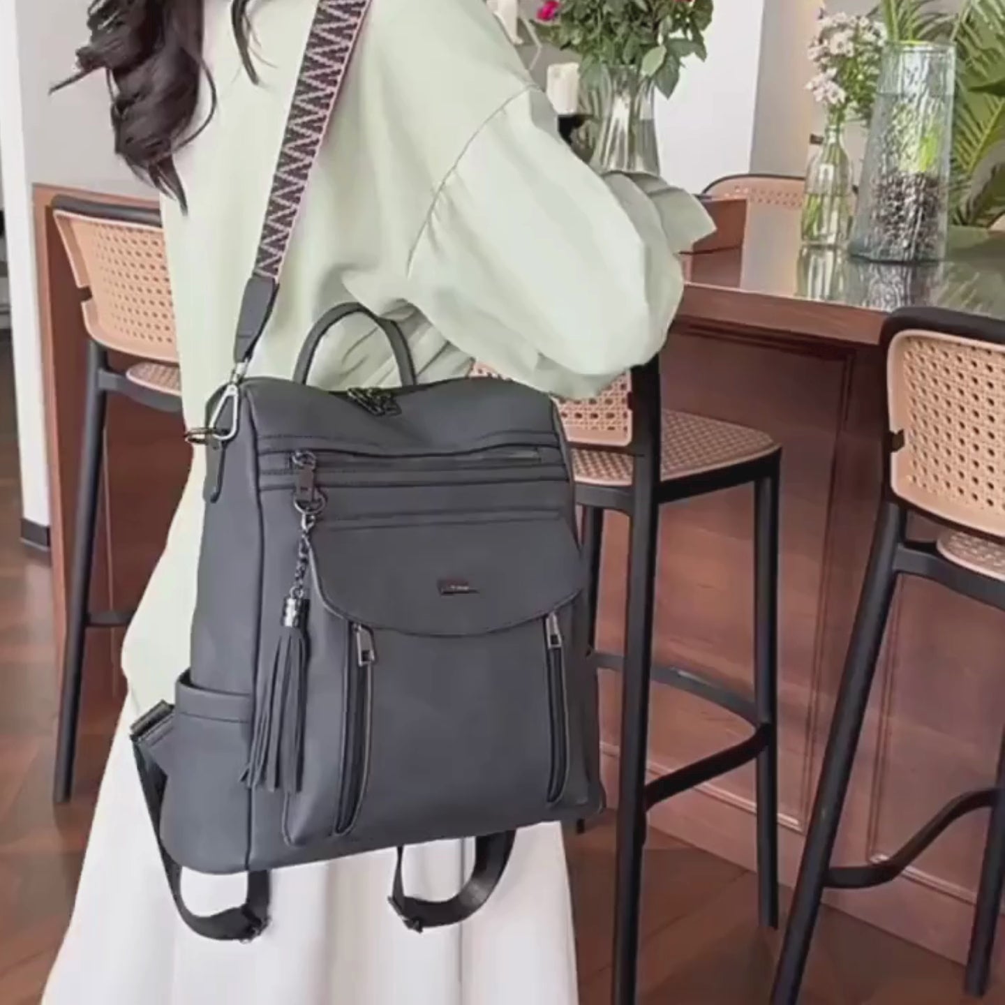 Sac à Dos Femme Grande Capacité Marron | Camille II
