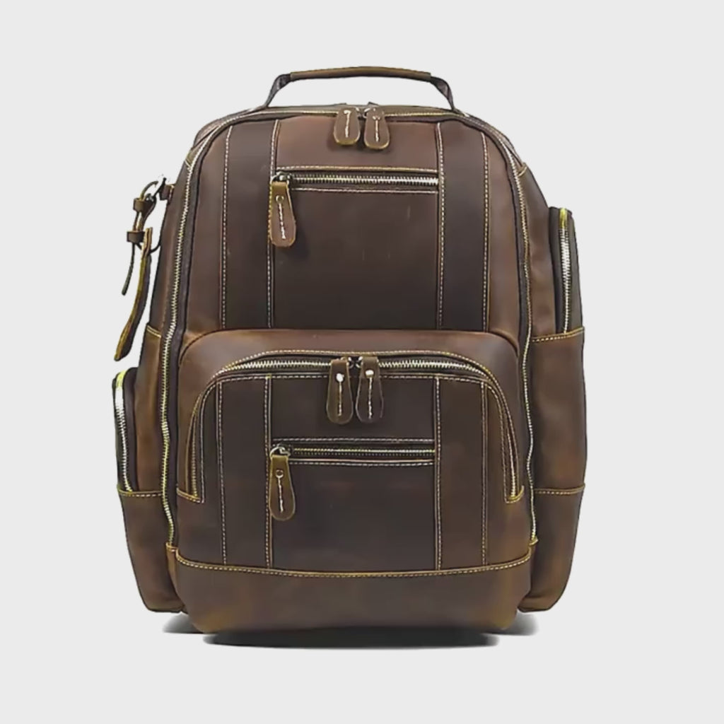 Sac à Dos Cuir Homme Marron | Edouard