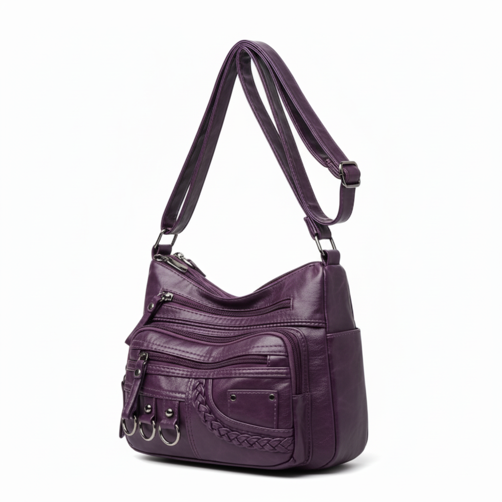 Sac bandoulière violet