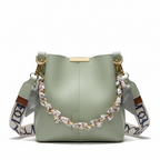 Sac bucket vert menthe - fond blanc