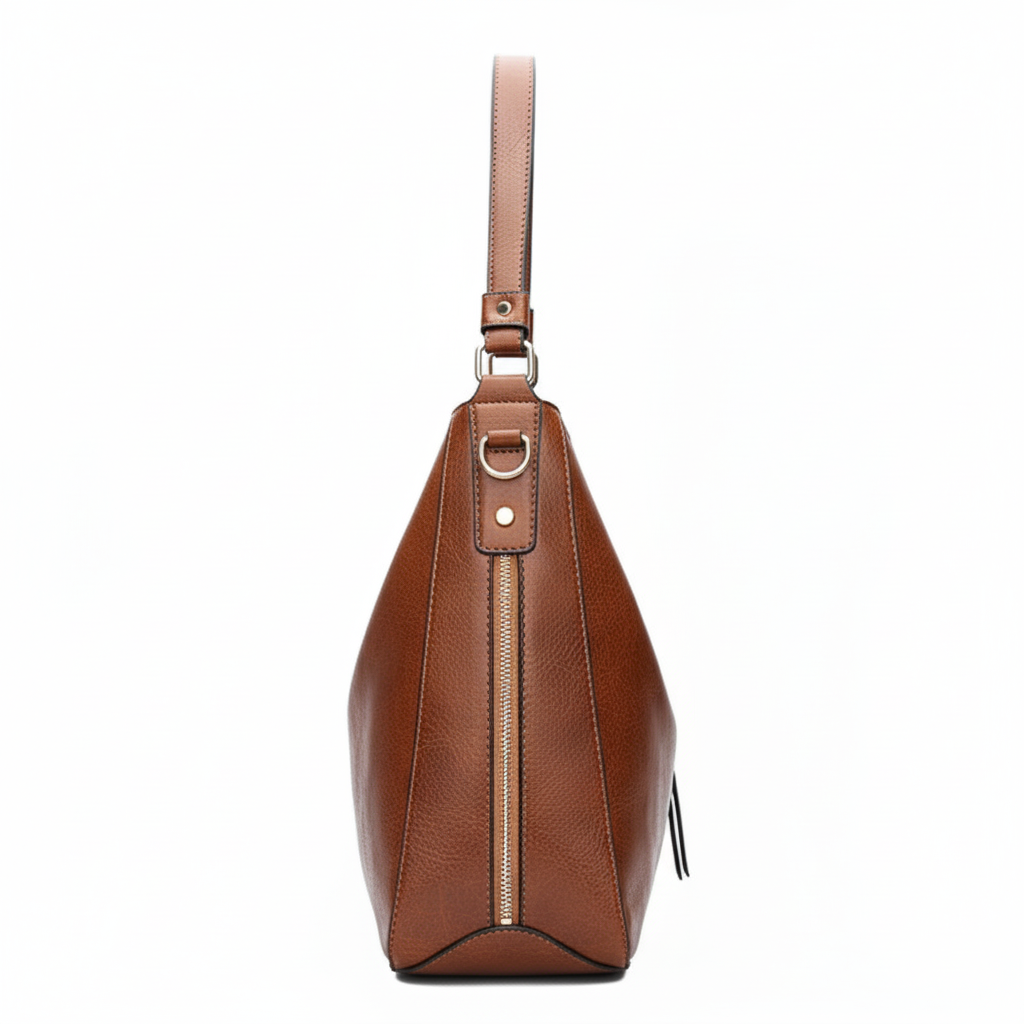 Sac en cuir vue de profil