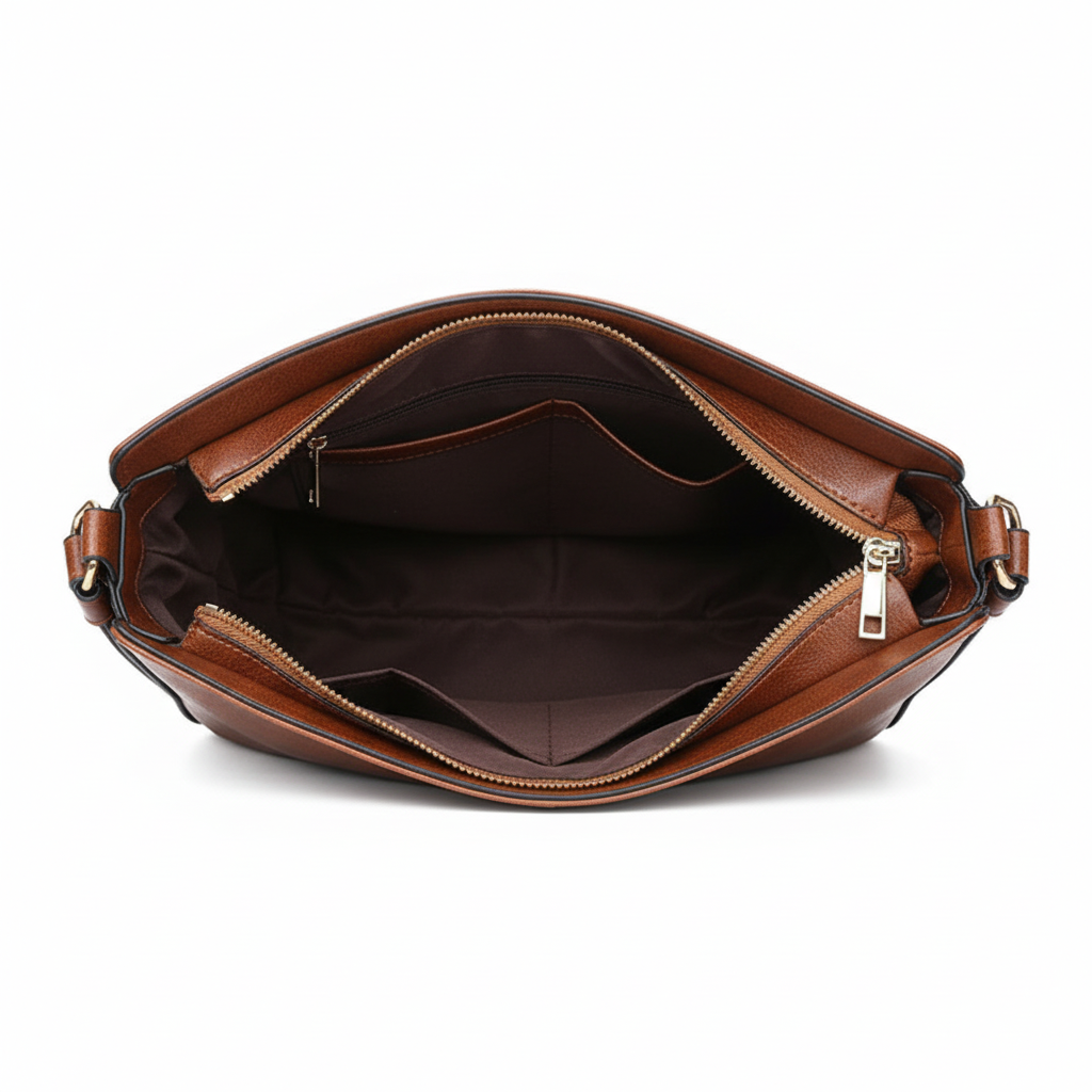 Sac en cuir vue intérieure