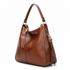 Sac en cuir vue trois-quarts