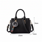 Sac à main noir avec dimensions