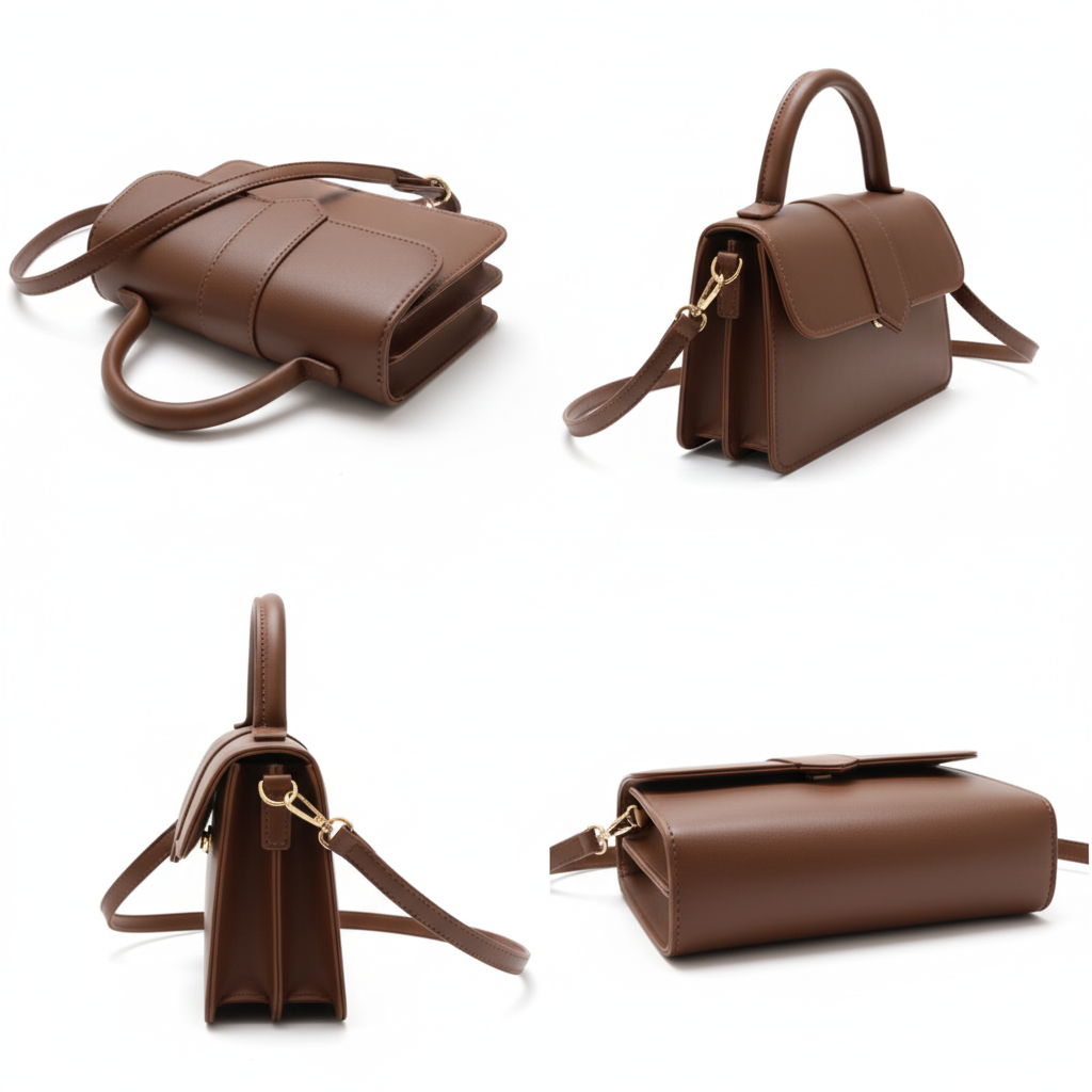 Sac marron - détails
