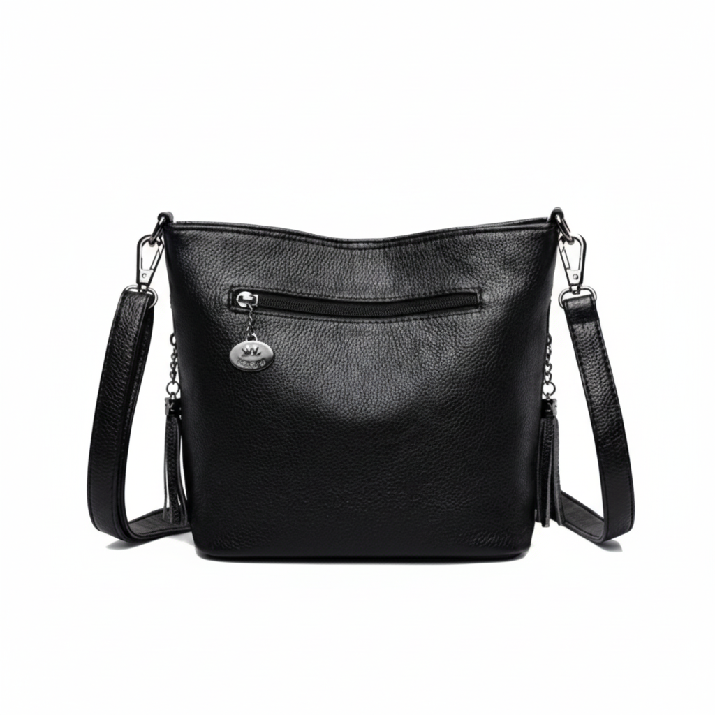 Sac noir centré