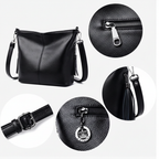 Sac noir détails multiples