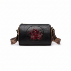 Sac noir lotus - vue de face