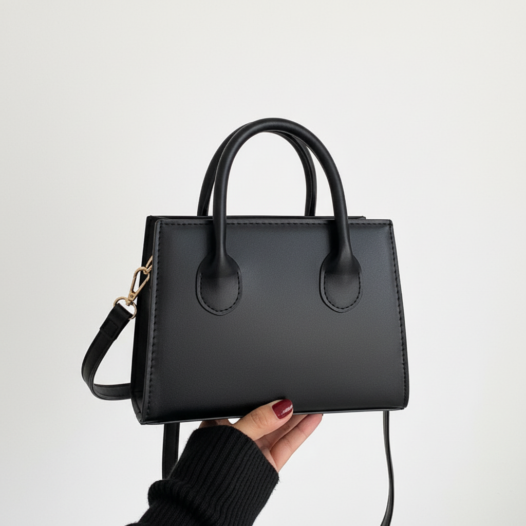 Sac noir main
